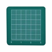 Excel Blades 3.5 in. x 3.5 in. Self Healing Cutting Mat with Measurement Grid Green 60039GIND